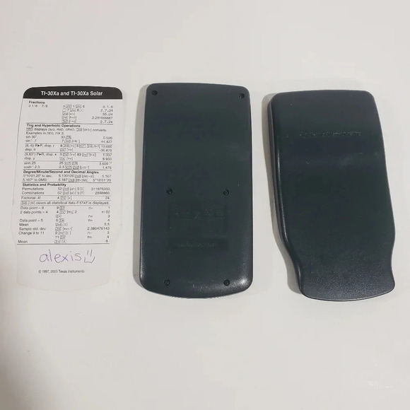 Texas  Instruments TI-30XA Scientific Calculator Green - Picture 3 of 5